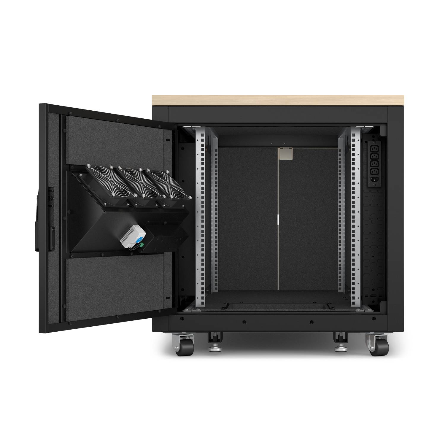 Rca Informatique - image du produit : APC NETSHELTER SOUNDPROOF SERVER RACK 12U 110-240V 783H X