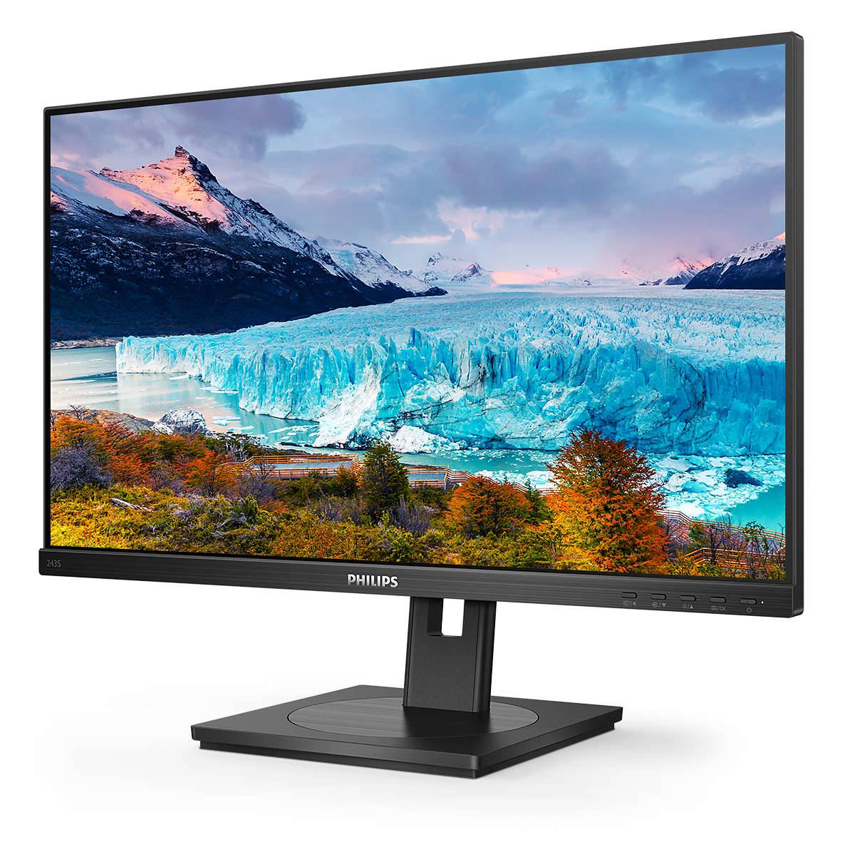 Rca Informatique - image du produit : 243S1/00 23.8IN IPS FHD 250CD 1000:1/4MS/HDMI/DP/USB-C