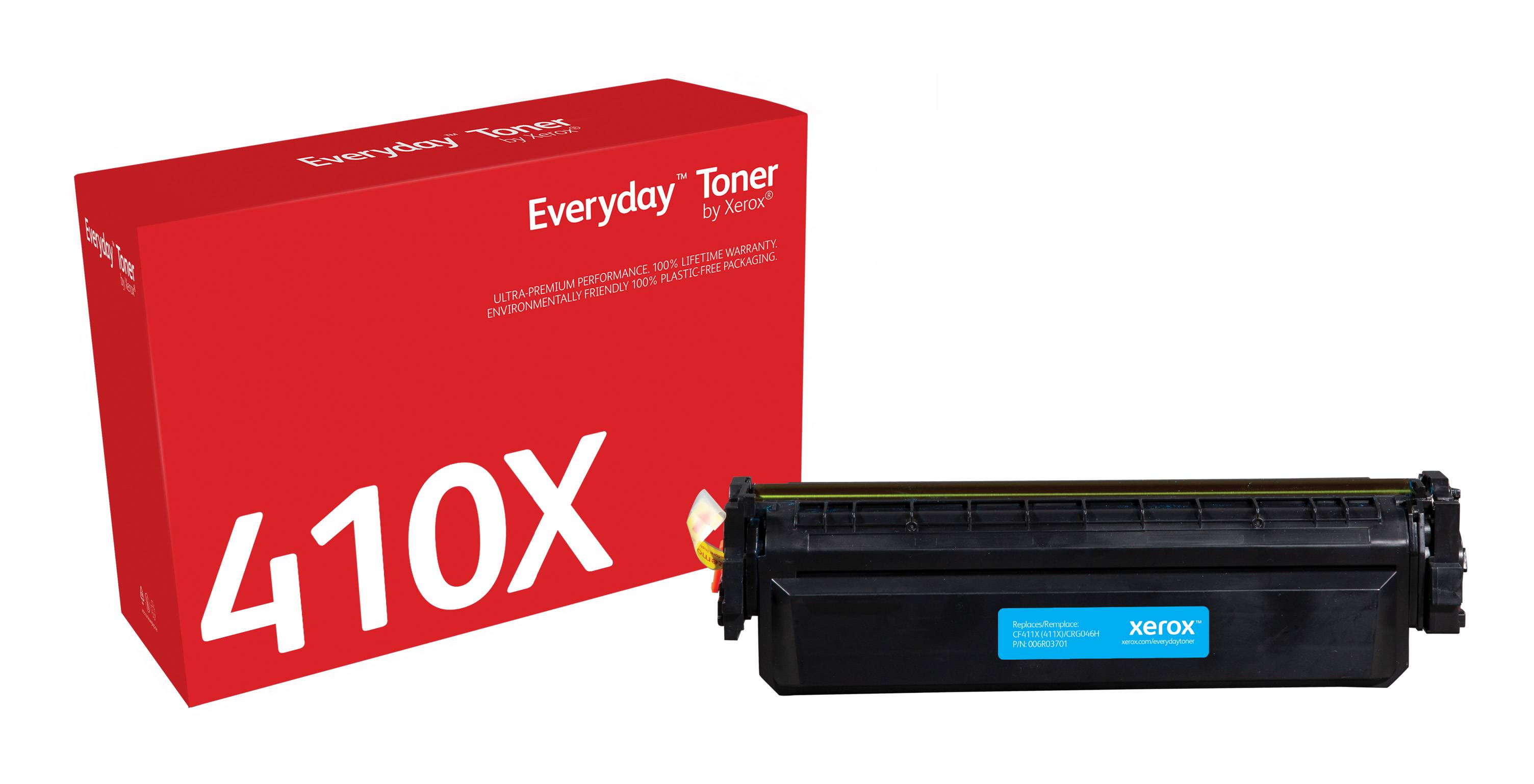 Rca Informatique - Image du produit : HIGH YIELD CYAN TONER CARTRIDGE LIKE HP 410X FOR COLOR LASERJET