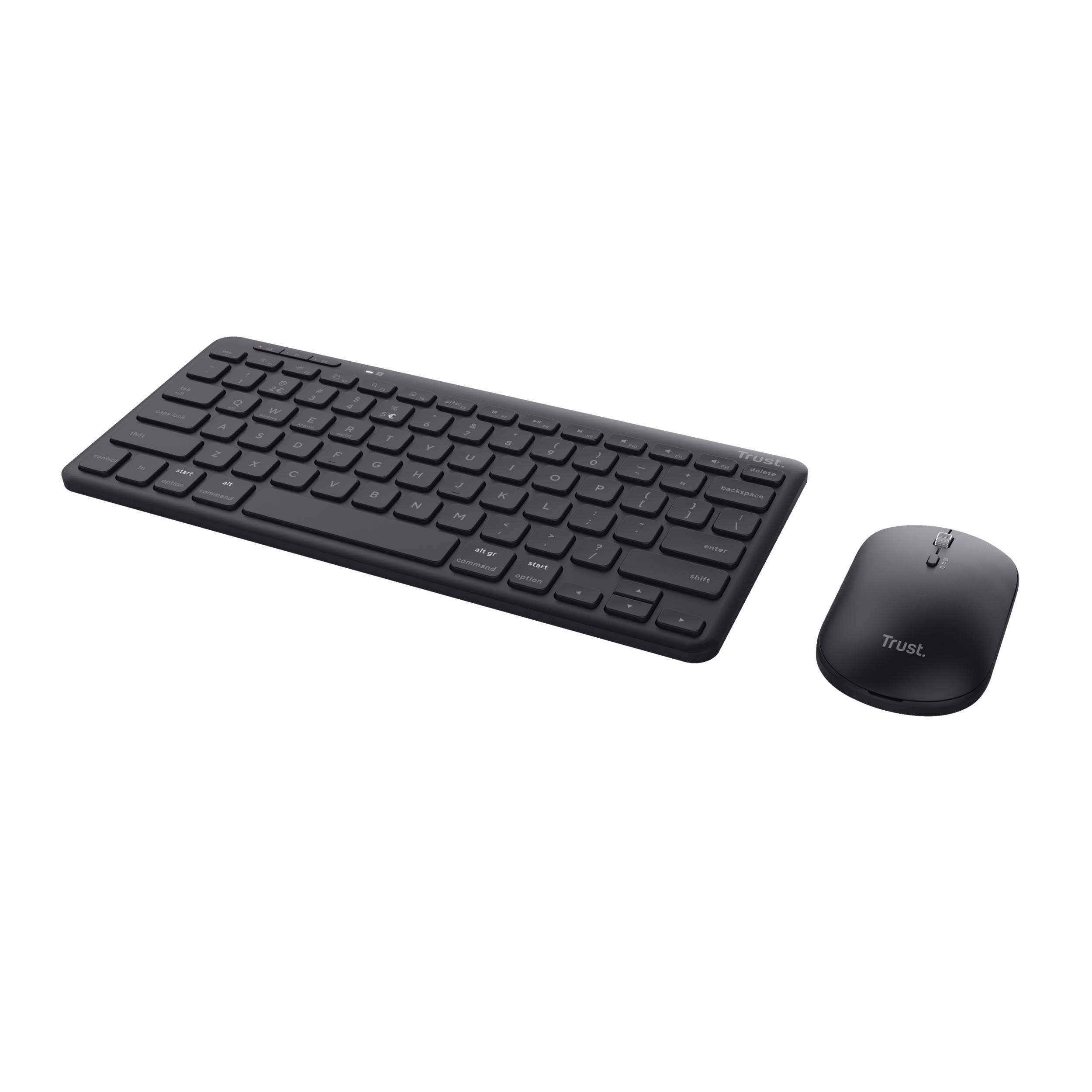 Rca Informatique - image du produit : LYRA BLUETOOTH WIRELESS KEYBOARD AND MOUSE PACK - ECO -