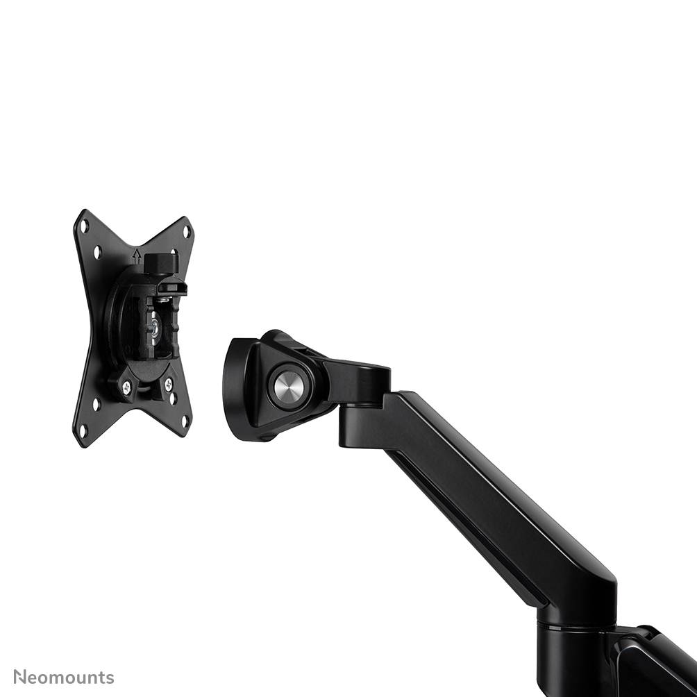 Rca Informatique - image du produit : NEWSTAR DESK MOUNT ULTRA FLAT (CLAMP/GROMMET) BLACK 17-27IN