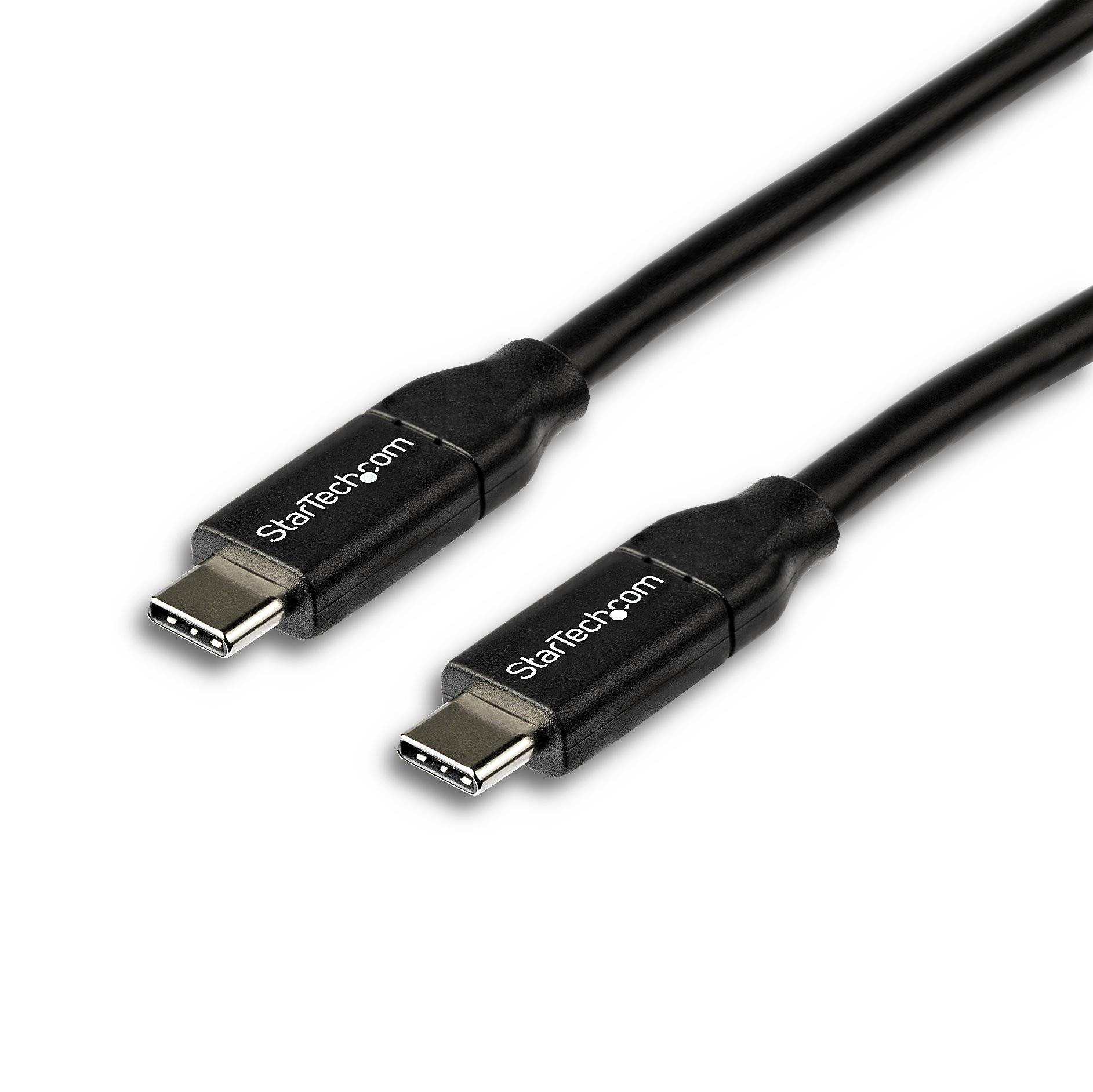 Rca Informatique - image du produit : 2M USB TYPE C CABLE WITH 5A PD - USB 2.0 - USB-IF CERTIFIED