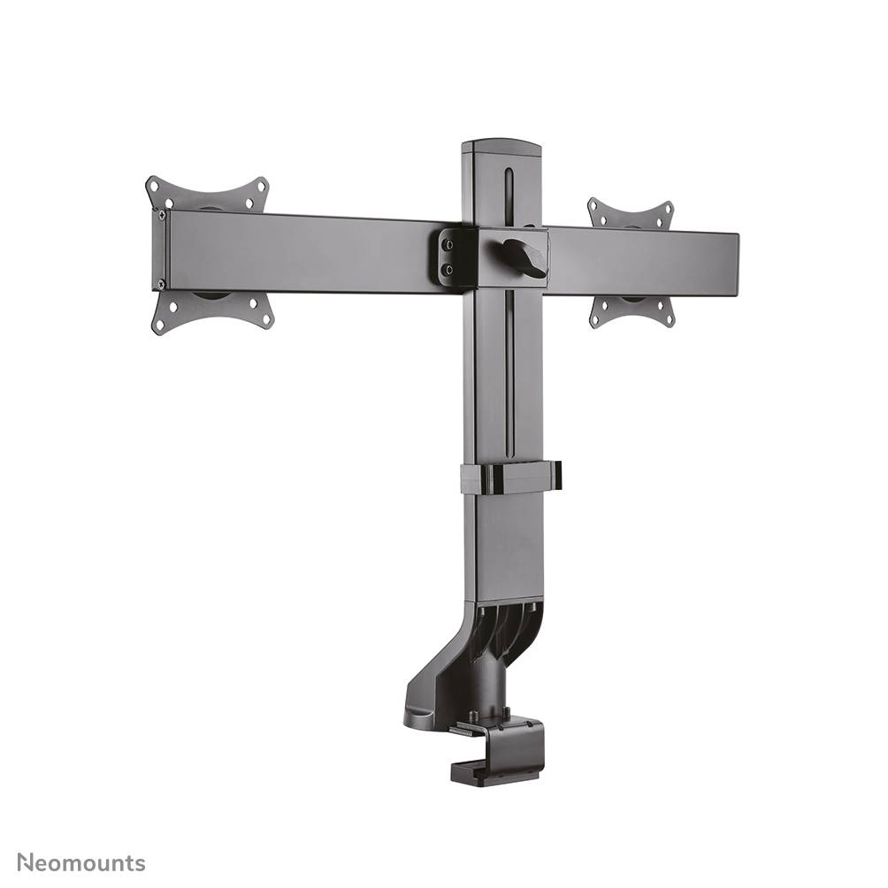 Rca Informatique - image du produit : DESK MOUNT DUAL 19-27IN BLACK CLAMP/GROMMET 75X75TO100X100