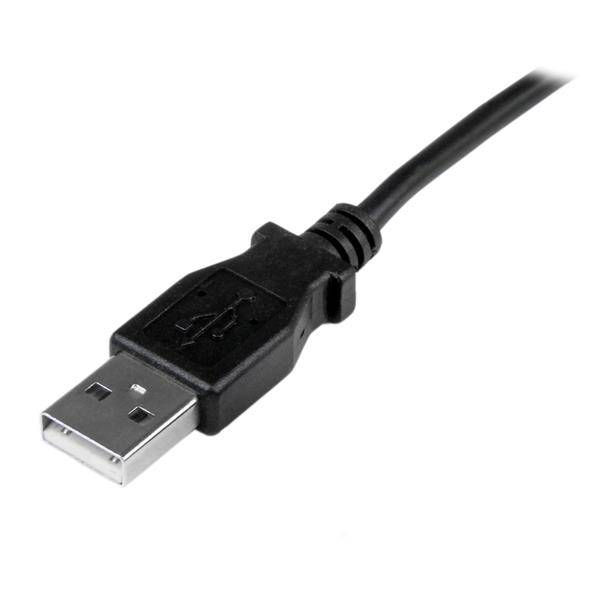 Rca Informatique - image du produit : 1M ANGLED MINI USB CABLE - USB TO UP ANGLE MINI USB CABLE