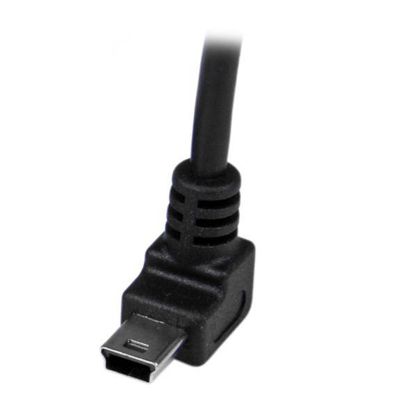 Rca Informatique - image du produit : 1M ANGLED MINI USB CABLE - USB TO UP ANGLE MINI USB CABLE