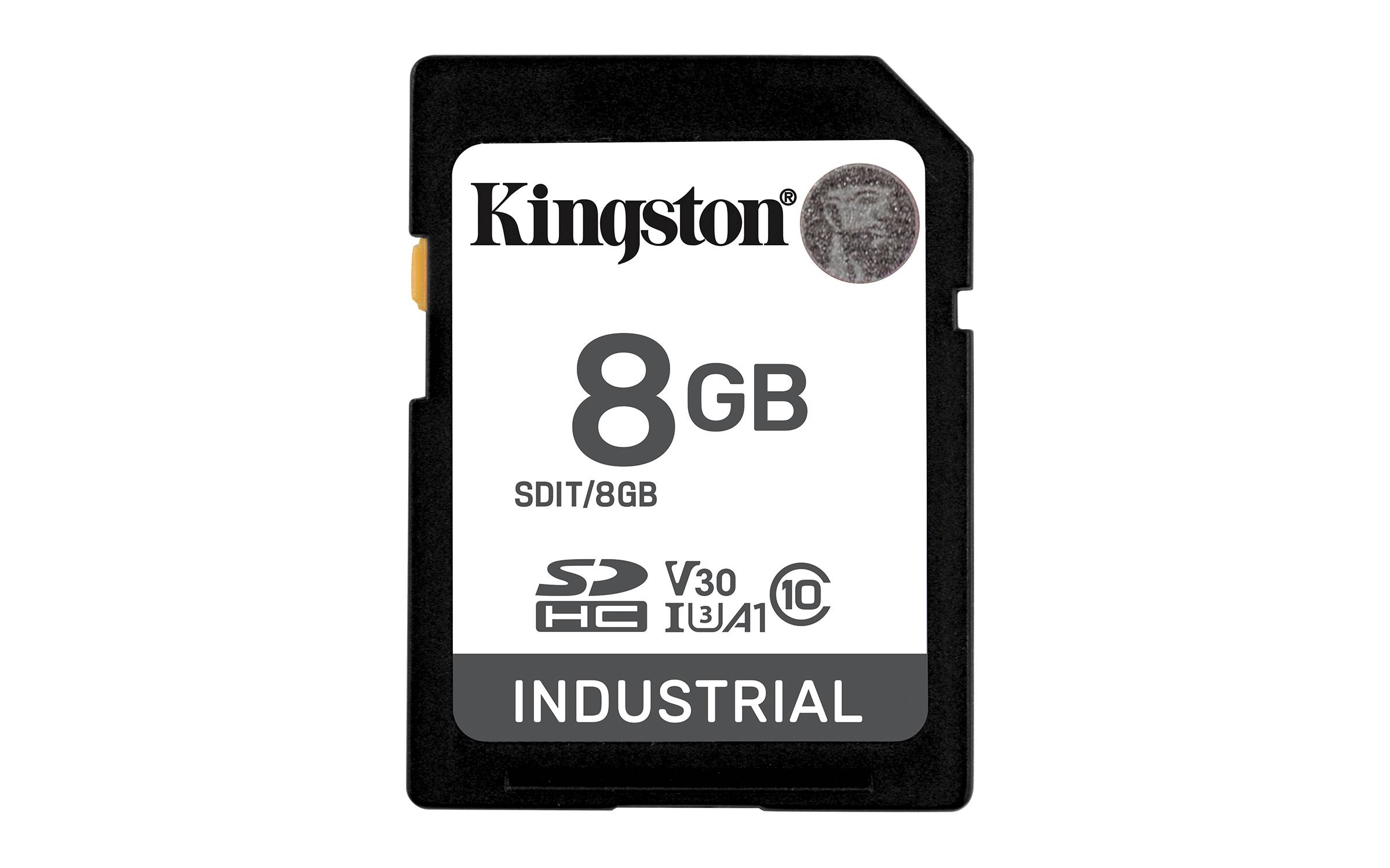 Rca Informatique - Image du produit : 8GB SDHC INDUSTRIAL C10 -40C TO 85C UHS-I U3 V30 A1 PSLC