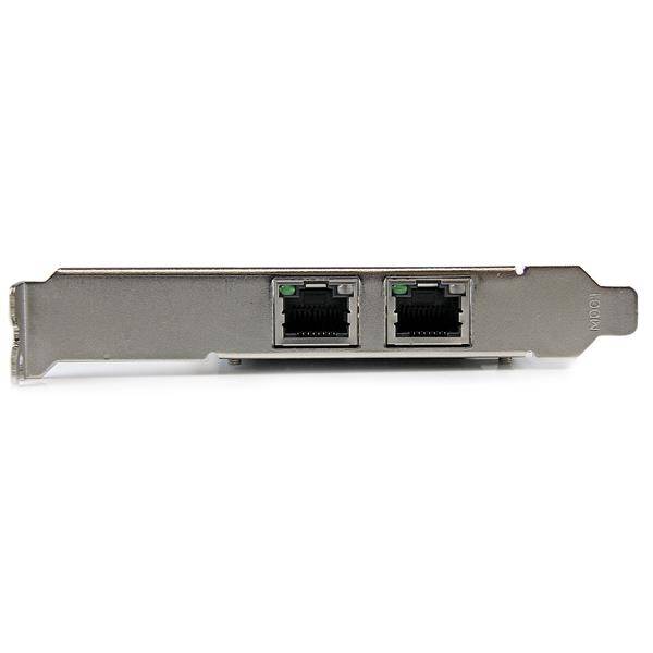 Rca Informatique - image du produit : CARTE RESEAU PCIE 2 PORTS RJ45 ADAPTATEUR NIC GIGABIT ETHERNET