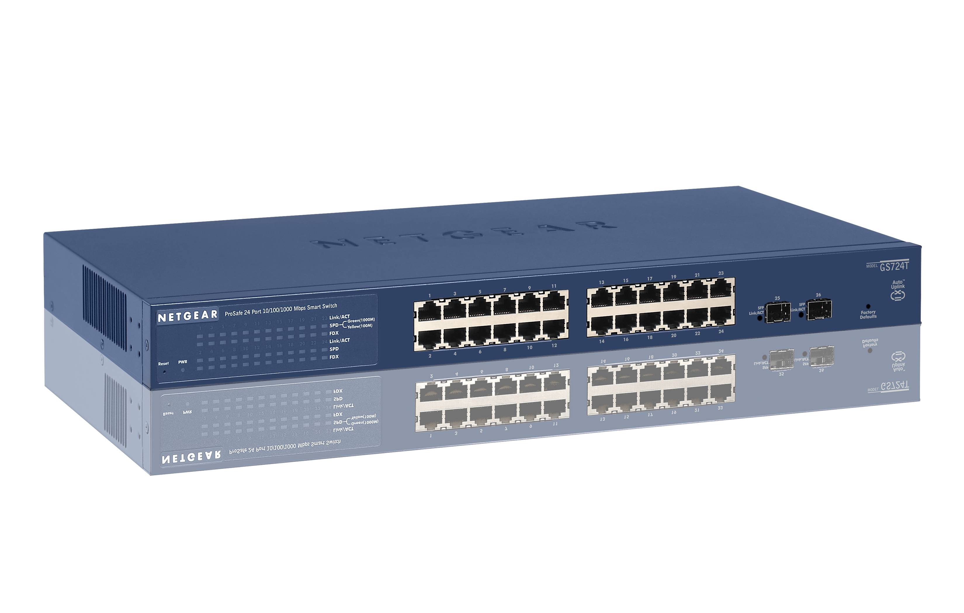 Rca Informatique - image du produit : SMART MANAGED GIGABIT SWITCH GS724TV4