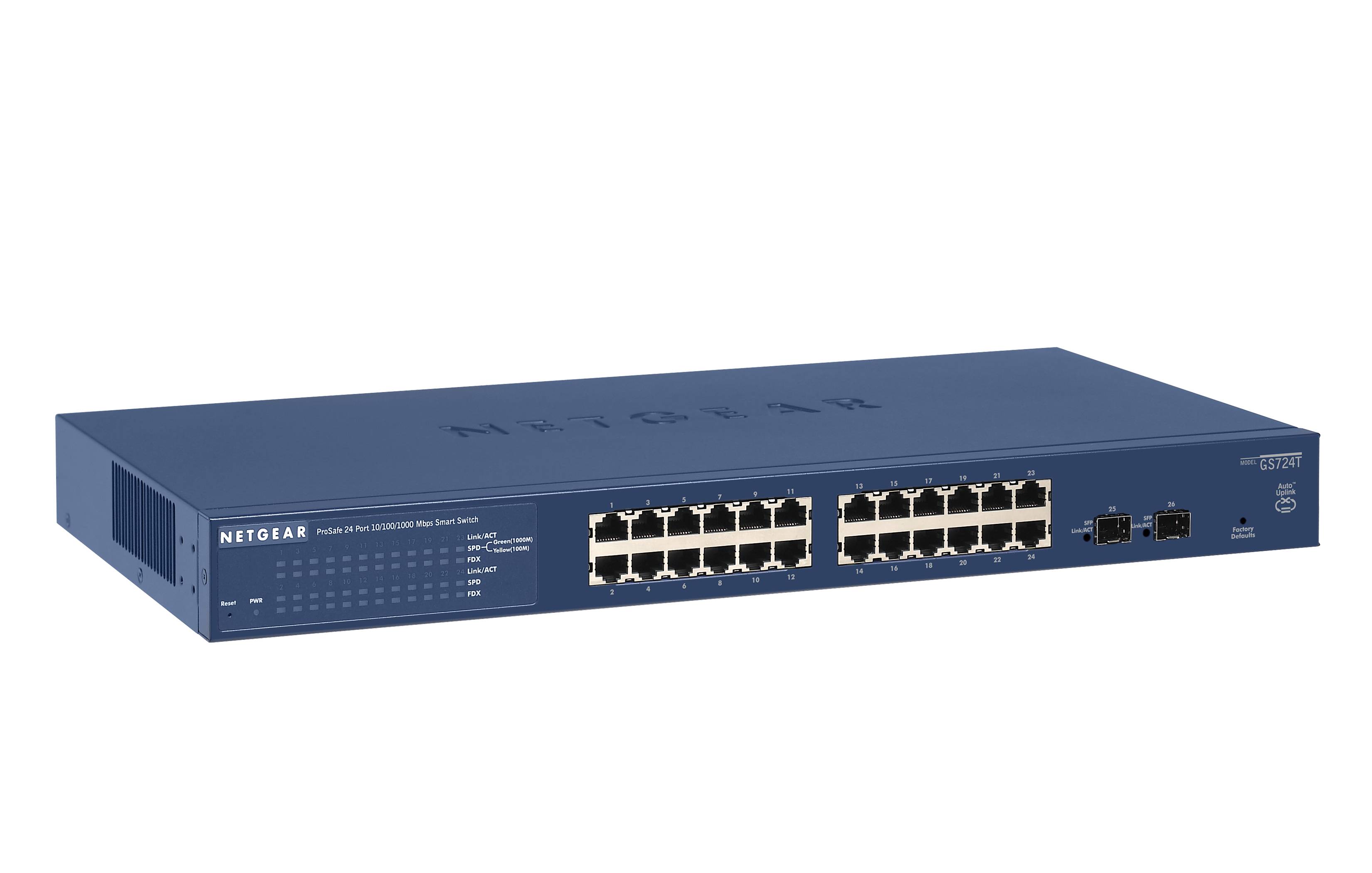 Rca Informatique - image du produit : SMART MANAGED GIGABIT SWITCH GS724TV4