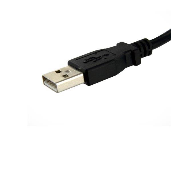 Rca Informatique - image du produit : CABLE USB MONTAGE SUR PANNEAU A FEMELLE VERS A MALE - 91 CM