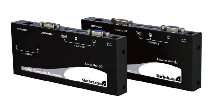 Rca Informatique - Image du produit : USB VGA CONSOLE EXTENDER OVER C T5 UTP (500 FT)