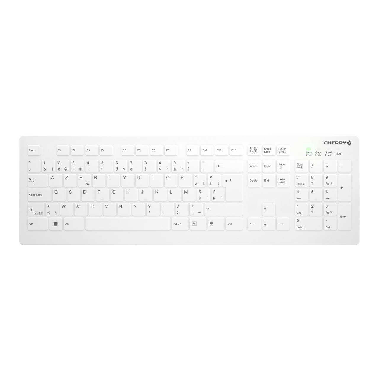 Rca Informatique - Image du produit : AK-C8112 MEDICAL KEYBOARD WL WHITE