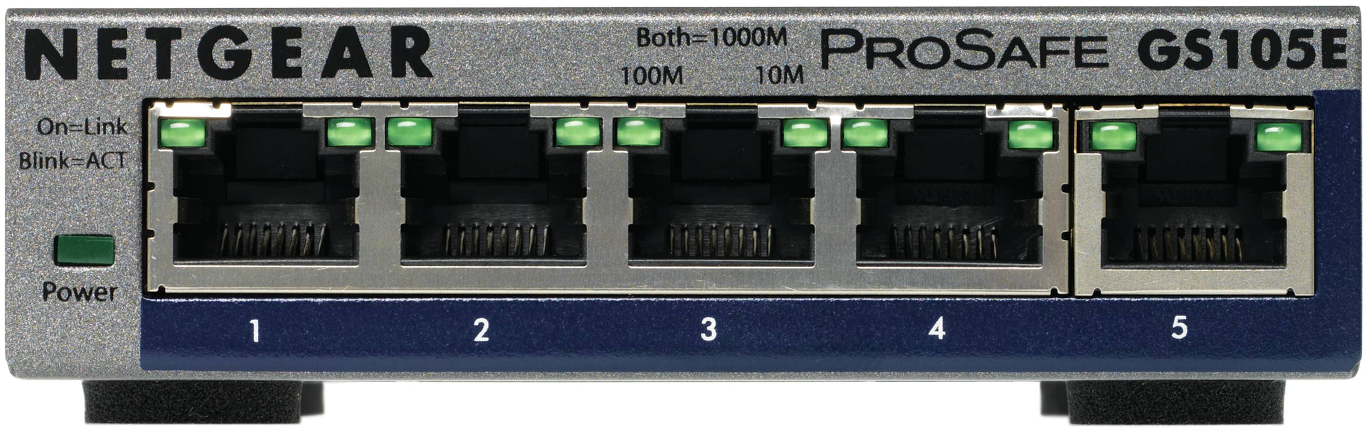 Rca Informatique - Image du produit : 5-PORT PROSAFE PLUS SWITCH GS105EV2