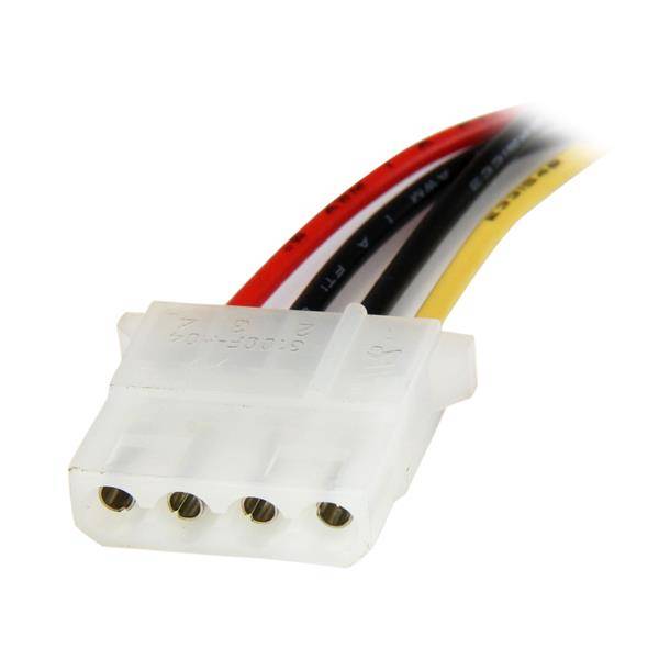 Rca Informatique - image du produit : CABLE ADAPTATEUR DALIMENTATION MOLEX LP4 VERS SATA F/M 30CM