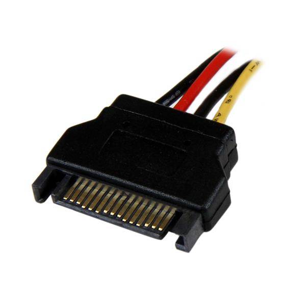 Rca Informatique - image du produit : CABLE ADAPTATEUR DALIMENTATION MOLEX LP4 VERS SATA F/M 30CM