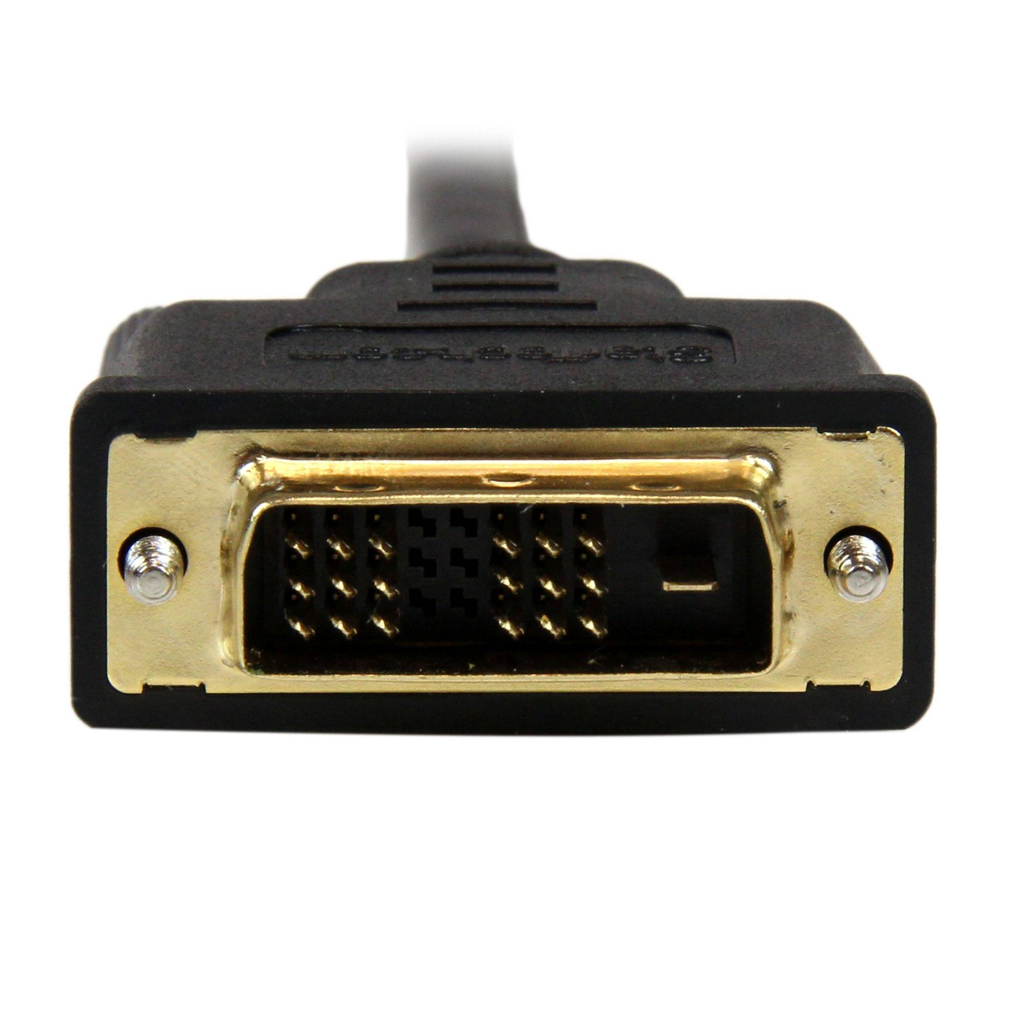 Rca Informatique - image du produit : CABLE ADAPTATEUR MINI HDMI VERS DVI-D MALE / MALE - 2 M