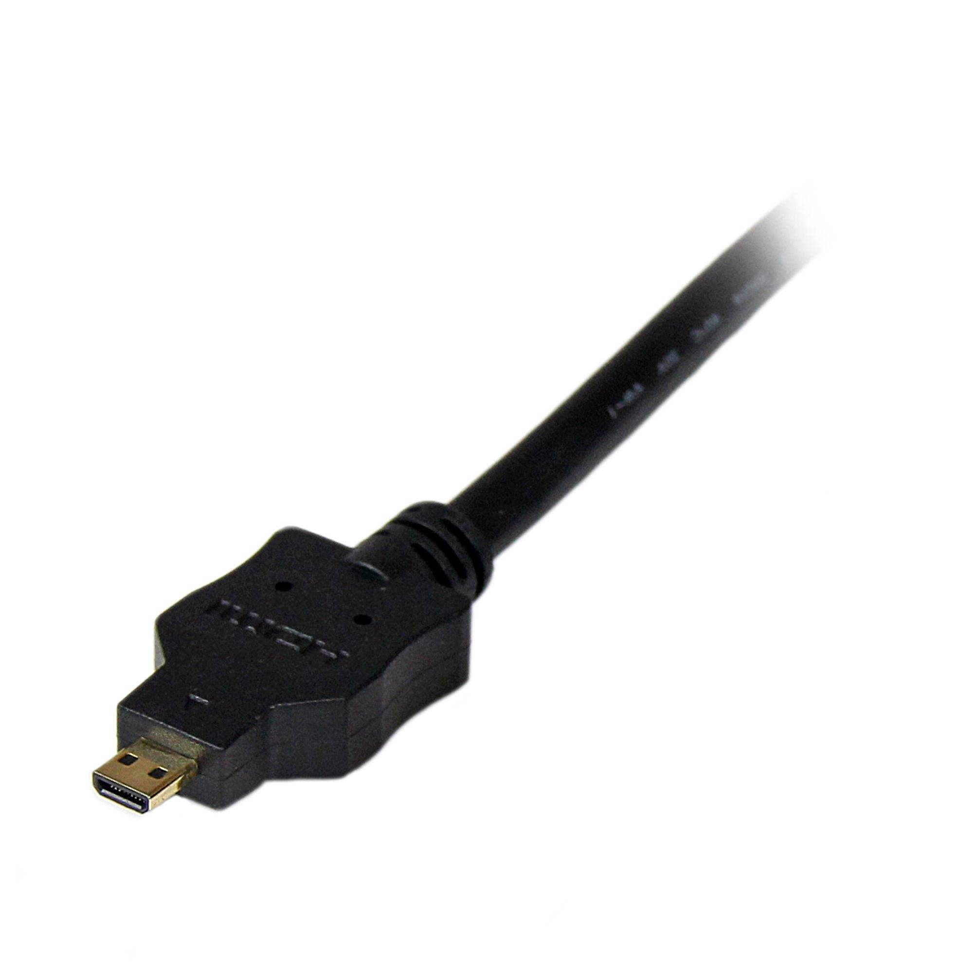 Rca Informatique - image du produit : CABLE ADAPTATEUR MICRO HDMI VERS DVI-D MALE / MALE - 2 M