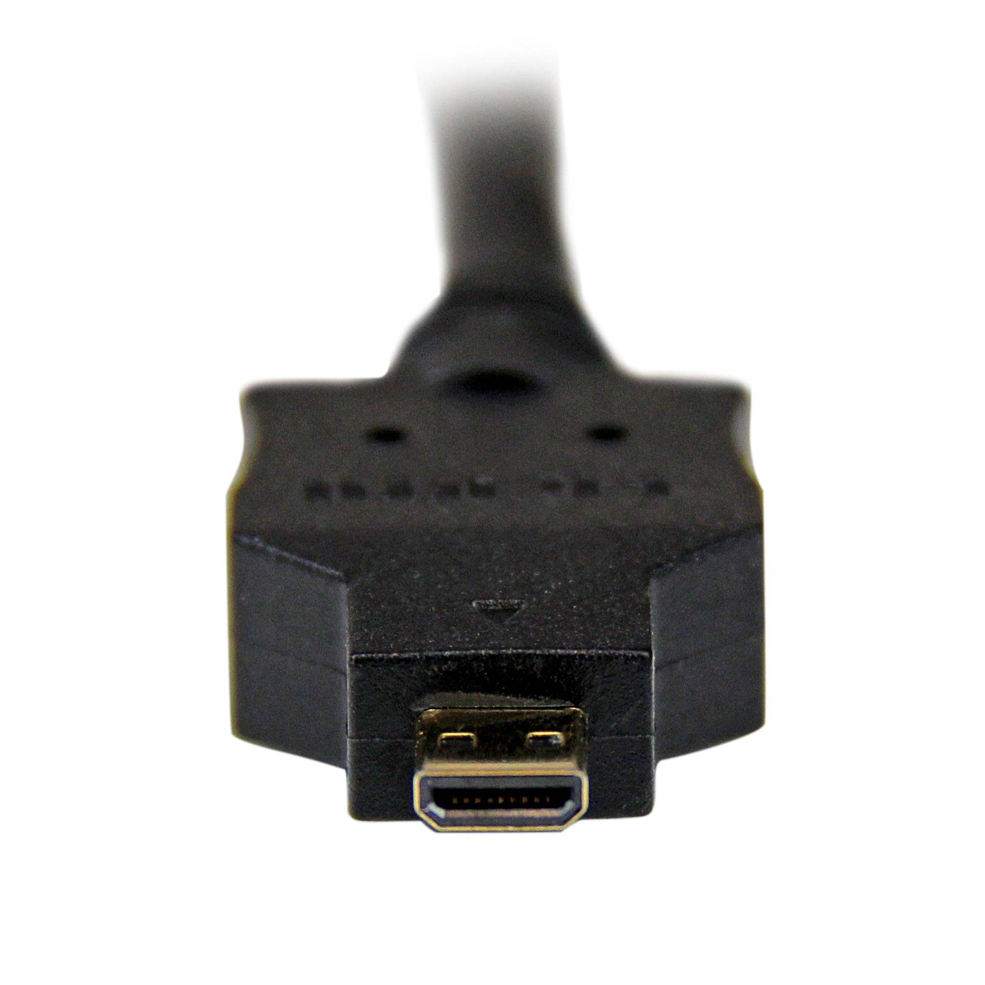 Rca Informatique - image du produit : CABLE ADAPTATEUR MICRO HDMI VERS DVI-D MALE / MALE - 2 M