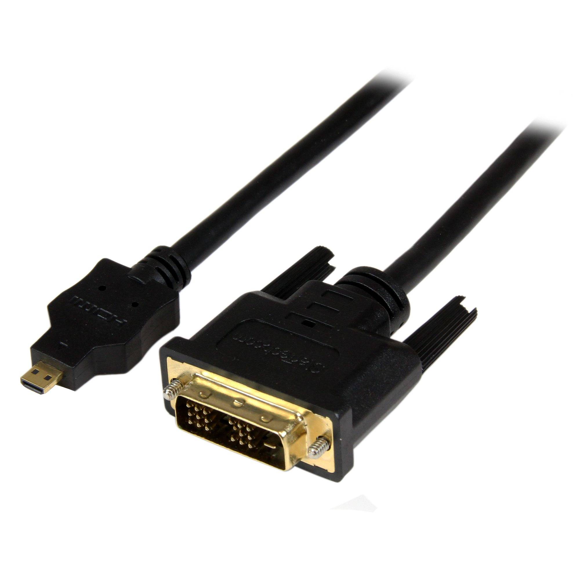 Rca Informatique - Image du produit : CABLE ADAPTATEUR MICRO HDMI VERS DVI-D MALE / MALE - 2 M