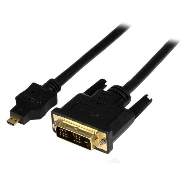 Rca Informatique - Image du produit : 3M MICRO HDMI MALE TO DVI-D MALE CABLE 1920X1200 VIDEO