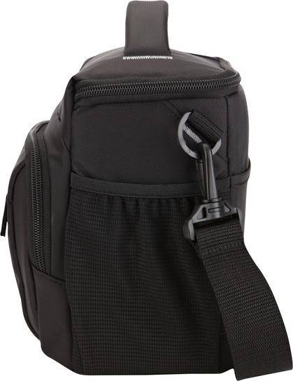 Rca Informatique - image du produit : CORE NYLON SLR SHLDER BAG BLACK EXTRA POCKETS SHOULDER STRAP