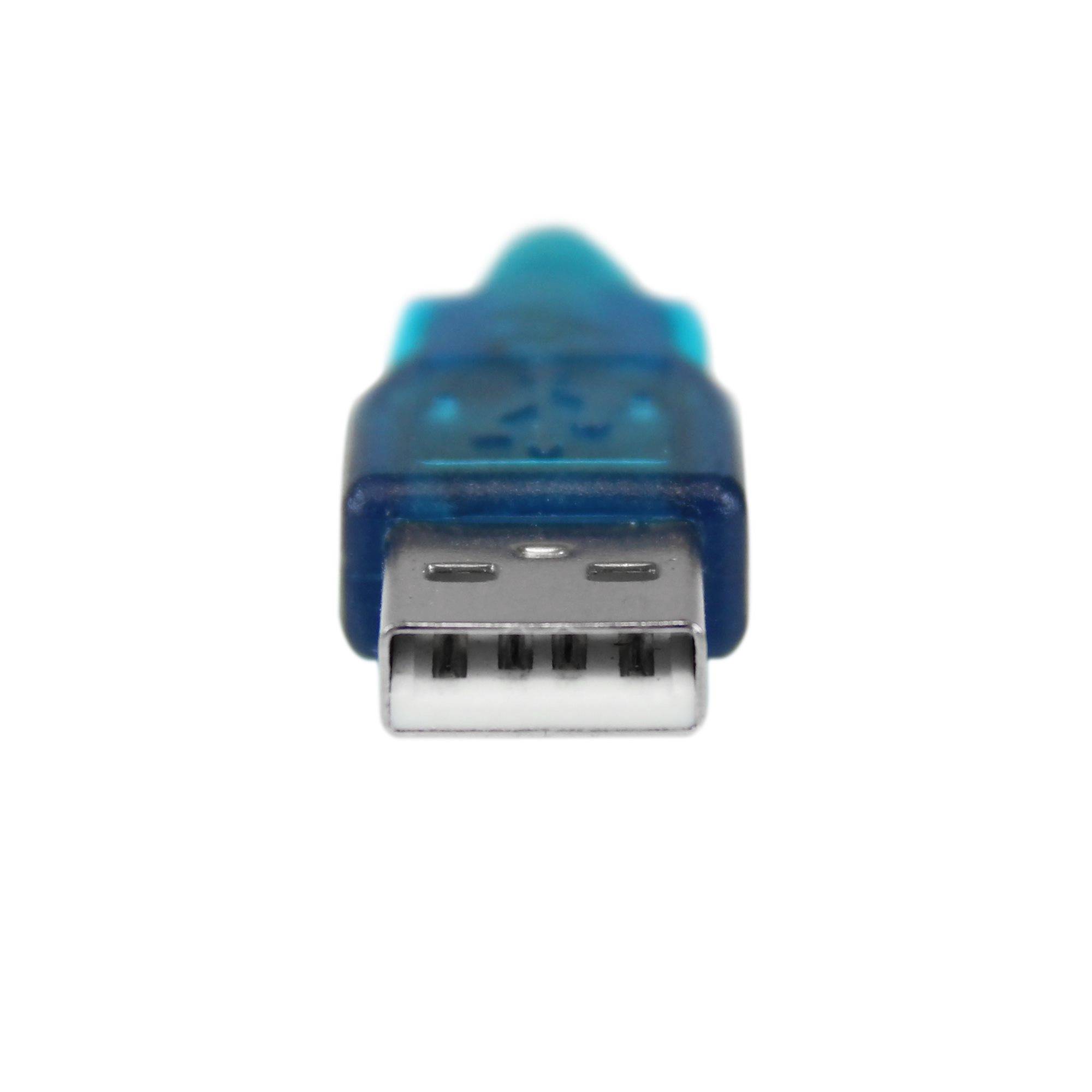 Rca Informatique - image du produit : CABLE ADAPTATEUR USB VERS SERIE DB9 RS232 - MALE VERS MALE