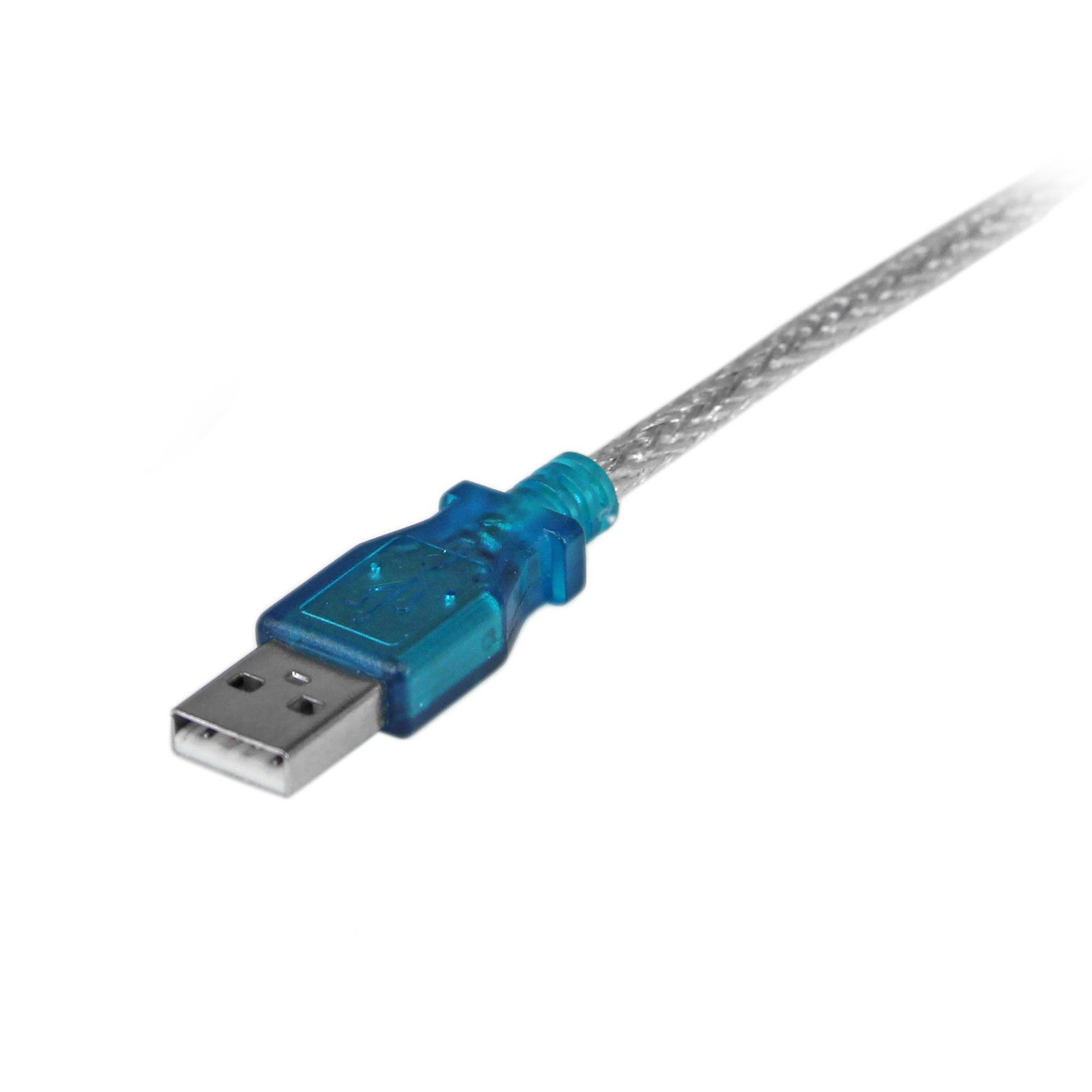 Rca Informatique - image du produit : CABLE ADAPTATEUR USB VERS SERIE DB9 RS232 - MALE VERS MALE