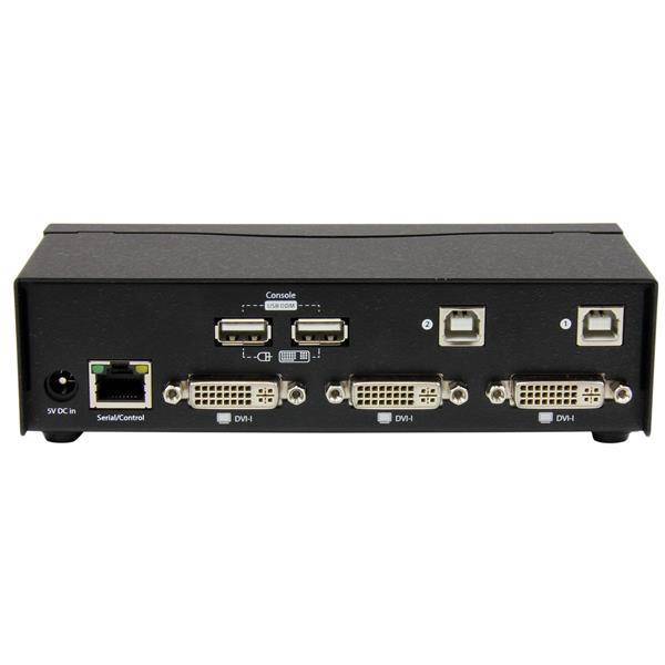Rca Informatique - image du produit : SWITCH KVM USB DVI 2 PORTS AVEC COMMUTATION RAPIDE ET DDM   IN