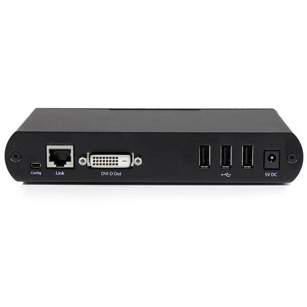 Rca Informatique - image du produit : EXTENDEUR DE CONSOLE KVM USB DVI SUR CAT 5E / CAT 6 - 100 M