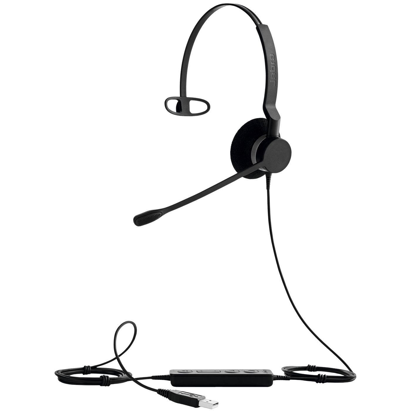 Rca Informatique - image du produit : JABRA BIZ 2300 USB MONO MS OC HEAD BRACKED MUTE/VOL. CONTR.