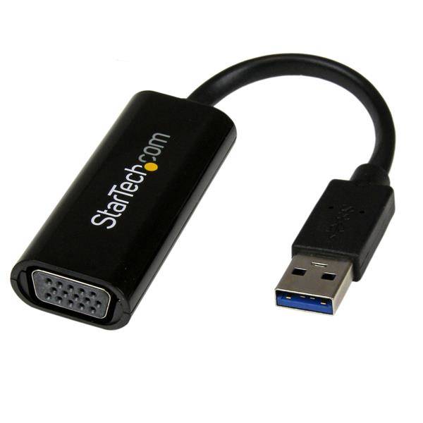 Rca Informatique - Image du produit : SLIM USB 3.0 VGA EXTERNAL VIDEO CARD ADAPTER 1920X1200/1080P