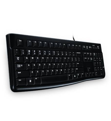 Rca Informatique - Image du produit : K120 CORDED KEYBOARD - N/A HRV-SLV - USB - N/A - EER5-975