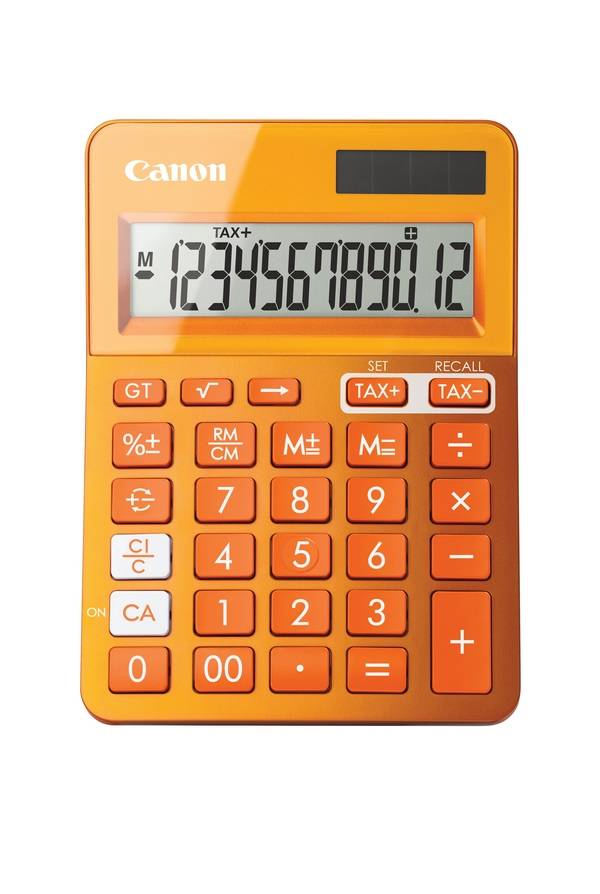 Rca Informatique - Image du produit : LS-123K-METALLIC ORANGE CALCULATOR