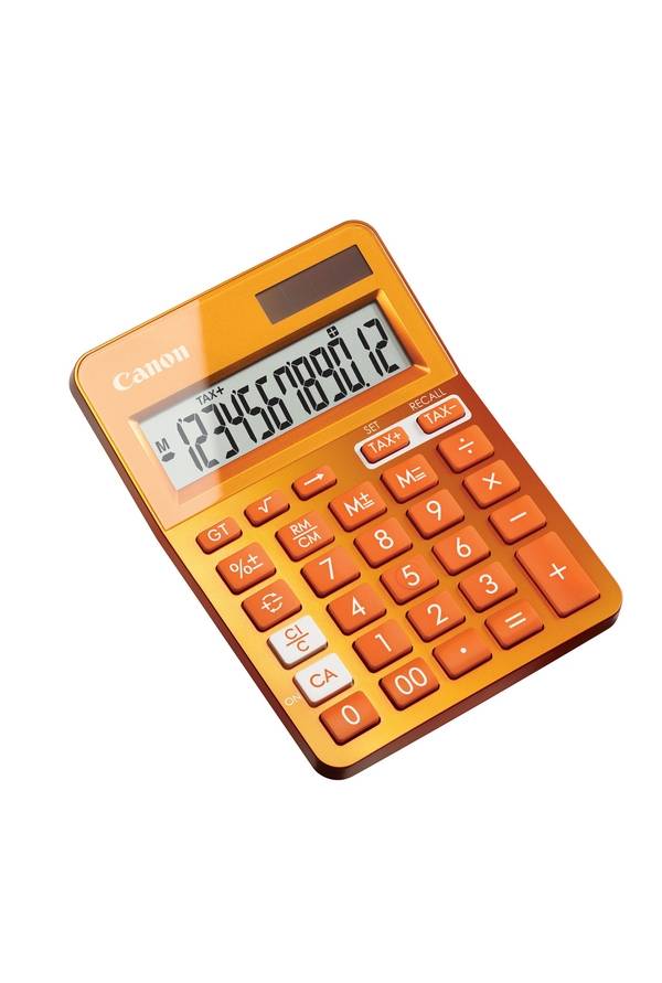 Rca Informatique - image du produit : LS-123K-METALLIC ORANGE CALCULATOR