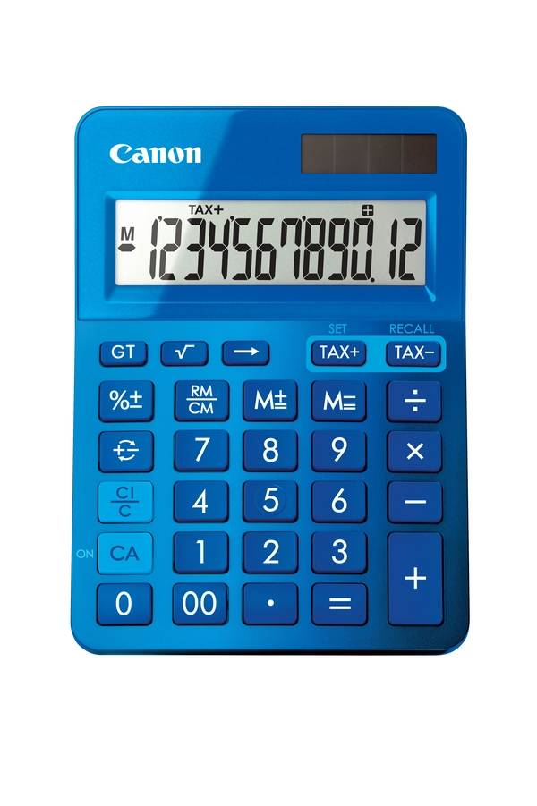 Rca Informatique - image du produit : LS-123K-METALLIC BLUE CALCULATOR