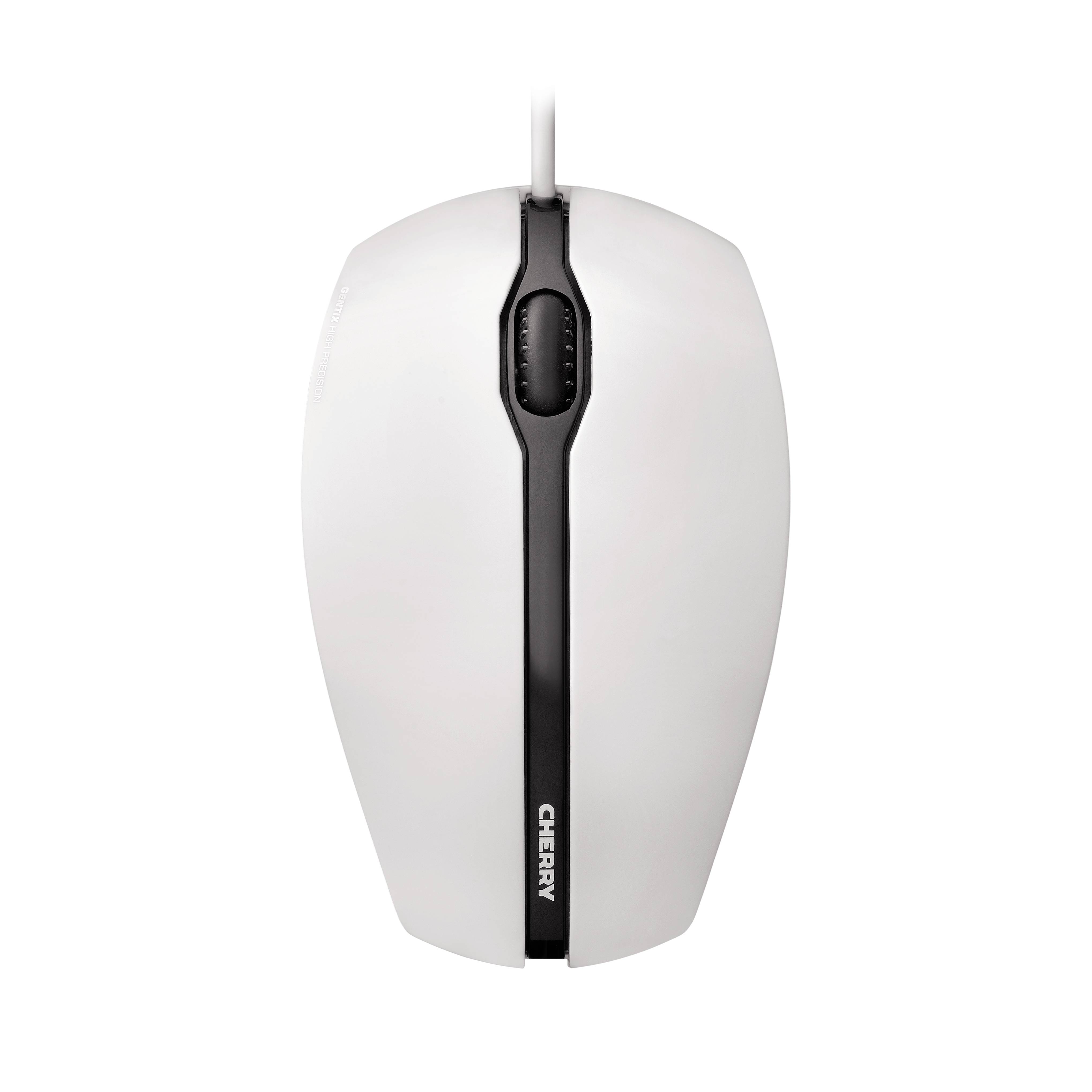 Rca Informatique - Image du produit : GENTIX CORDED OPTICAL ILLUMINATED MOUSE WHITE GREY