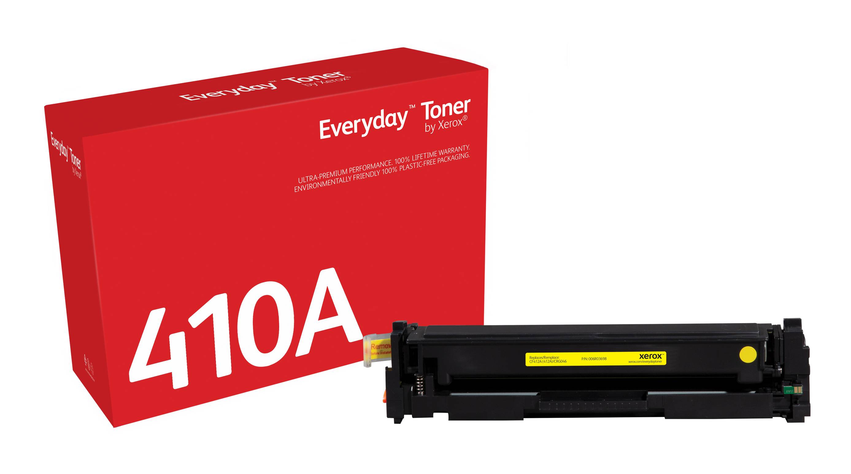 Rca Informatique - Image du produit : YELLOW TONER CARTRIDGE LIKE HP 410A FOR COLOR LASERJET PRO