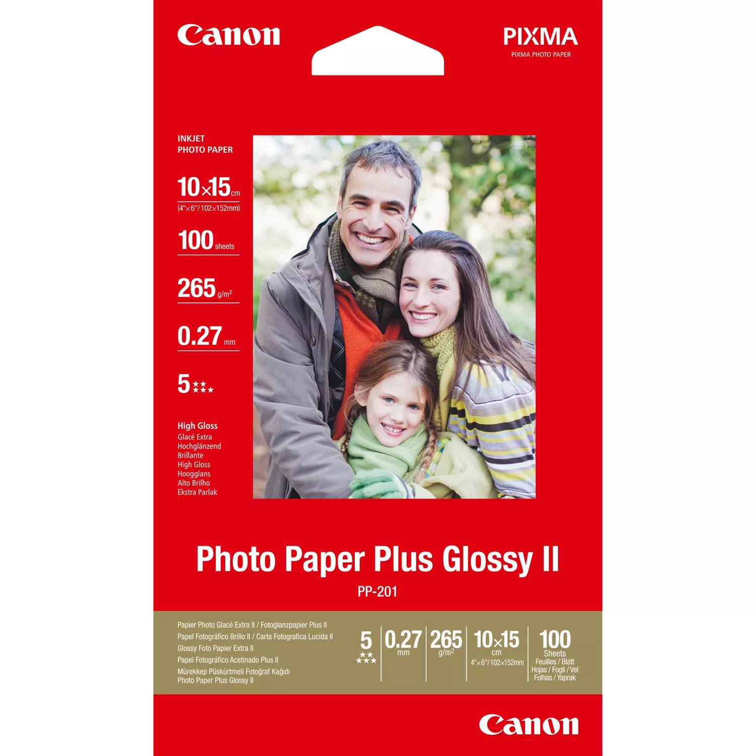 Rca Informatique - Image du produit : BJ MEDIA PH PAPER PP-201 4X6 100SH PHOTO PAPER (100 SHEETS)