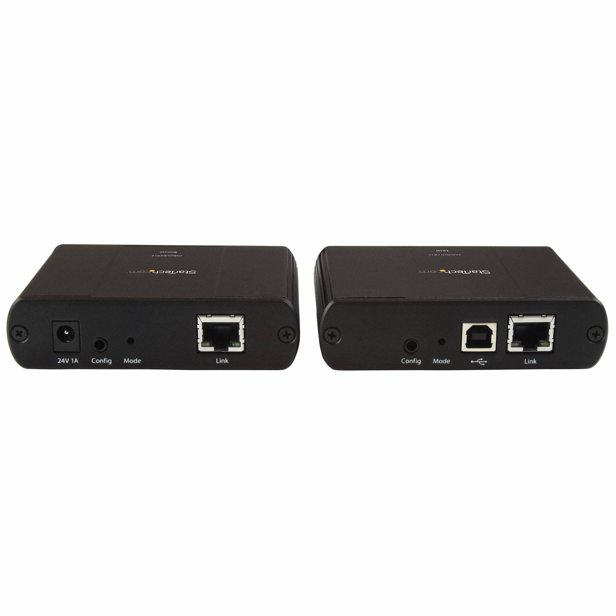 Rca Informatique - image du produit : EXTENDEUR 4 PORTS USB 2.0 SUR LAN GBE OU CAT5E / CAT6 - 100 M