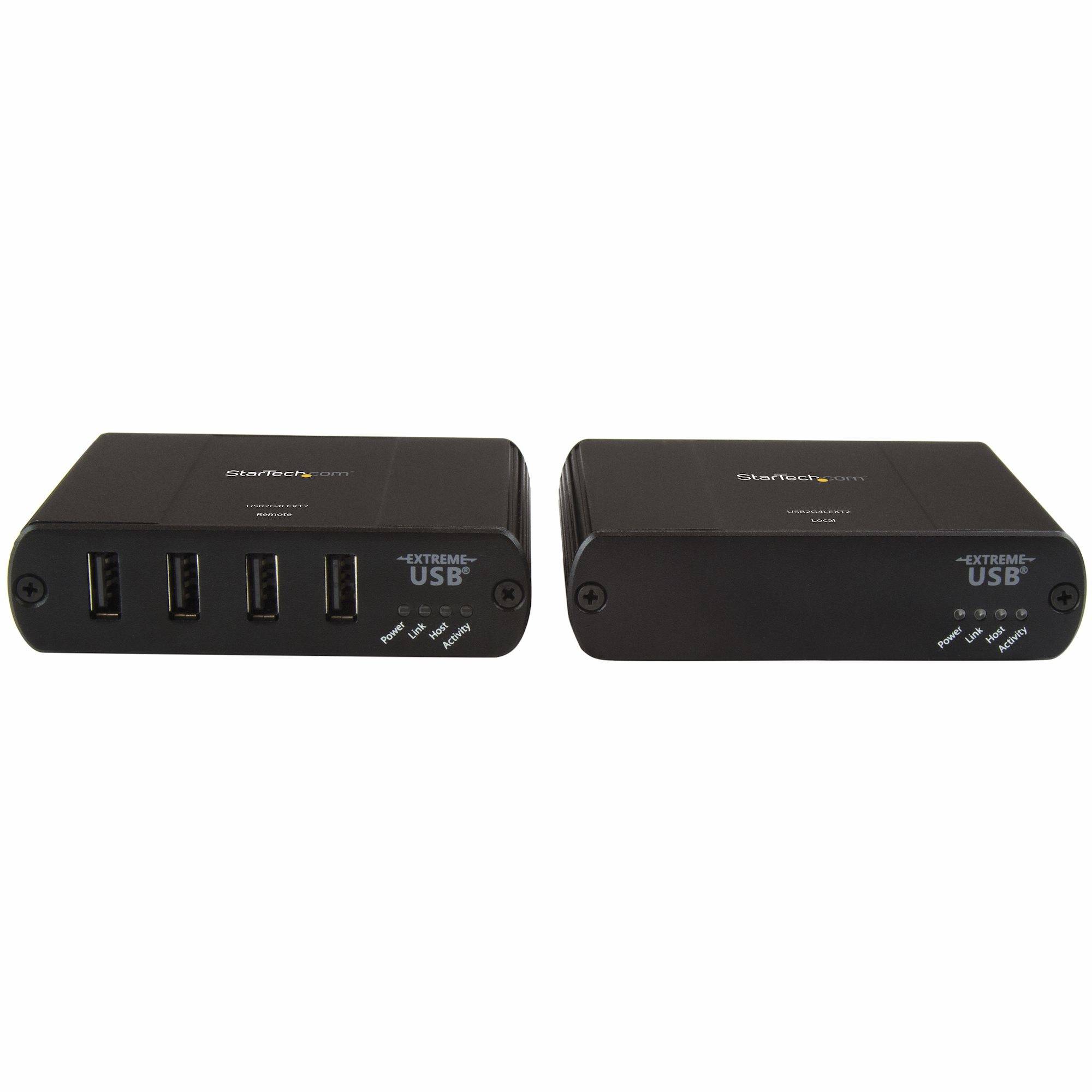 Rca Informatique - image du produit : EXTENDEUR 4 PORTS USB 2.0 SUR LAN GBE OU CAT5E / CAT6 - 100 M