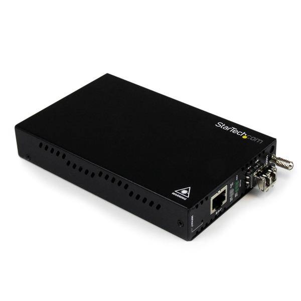 Rca Informatique - image du produit : IN-BAND OAM FIBER OPTIC MEDIA CONVERTER GIGABIT ETHERNET MM LC