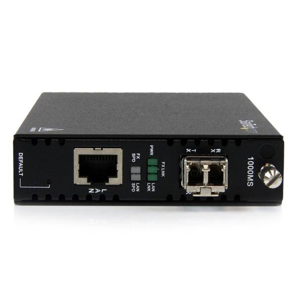 Rca Informatique - image du produit : IN-BAND OAM FIBER OPTIC MEDIA CONVERTER GIGABIT ETHERNET MM LC