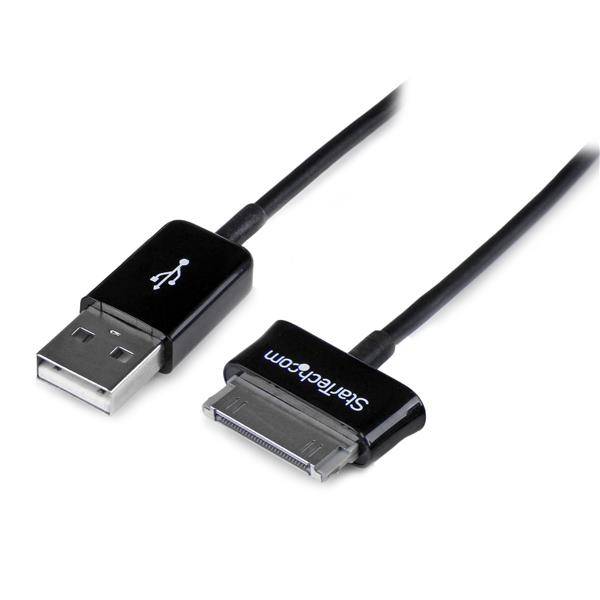 Rca Informatique - image du produit : CABLE USB POUR SAMSUNG GALAXY TAB - DONNEE / CHARGEUR 3 M