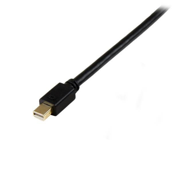 Rca Informatique - image du produit : 3FT MINI DP TO DVI CONVERTER CABLE-MDP TO DVI-BLACK