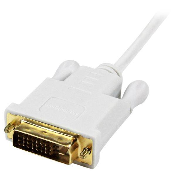 Rca Informatique - image du produit : CABLE ADAPTATEUR MINI DP VERS DVI-D ACTIF 18 M - BLANC