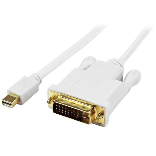 Rca Informatique - image du produit : CABLE ADAPTATEUR MINI DP VERS DVI-D ACTIF 18 M - BLANC