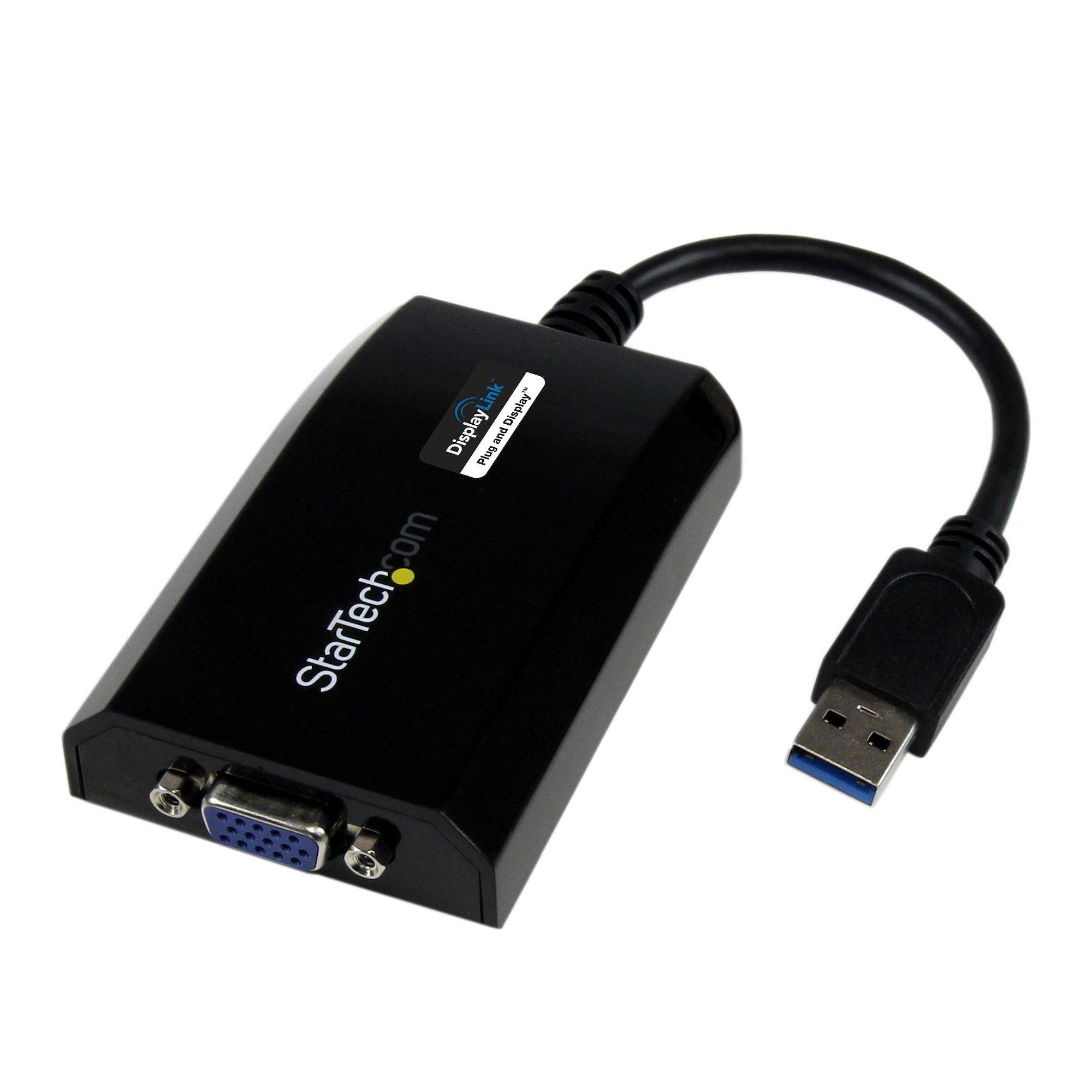 Rca Informatique - image du produit : ADAPTATEUR VIDEO USB 3.0 VERS VGA POUR MAC ET PC - 1920X1200