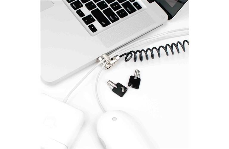 Rca Informatique - Image du produit : K-SLOT COILED CABLE LOCK LAPTOPS NOTEBOOKS