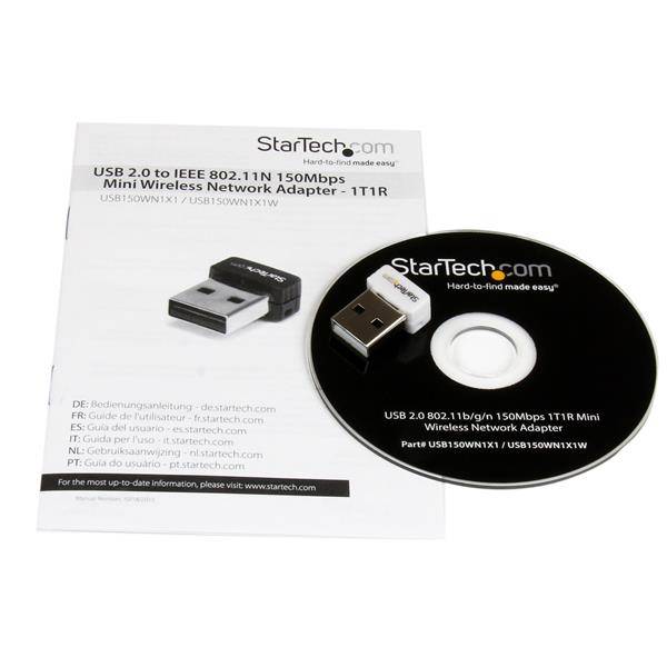 Rca Informatique - image du produit : 802.11N USB WIRELESS LAN CARD 150 MBPS USB WIFI DONGLE