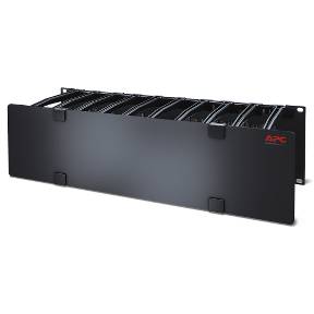 Rca Informatique - Image du produit : 3U HORIZONTAL CABLE MANAGER 6INCH FINGERS TOP AND BOTTOM